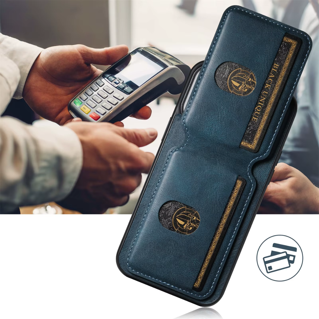 Case Iphone em Couro com Porta Cartões LeatherFlex