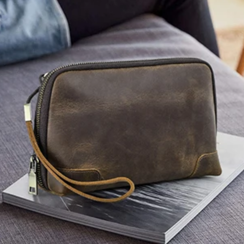 Porta-Gadgets em Couro Harper