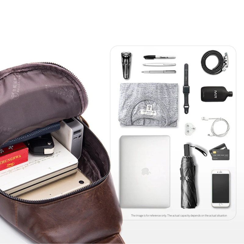 Bolsa Transversal em Couro Urban Trail