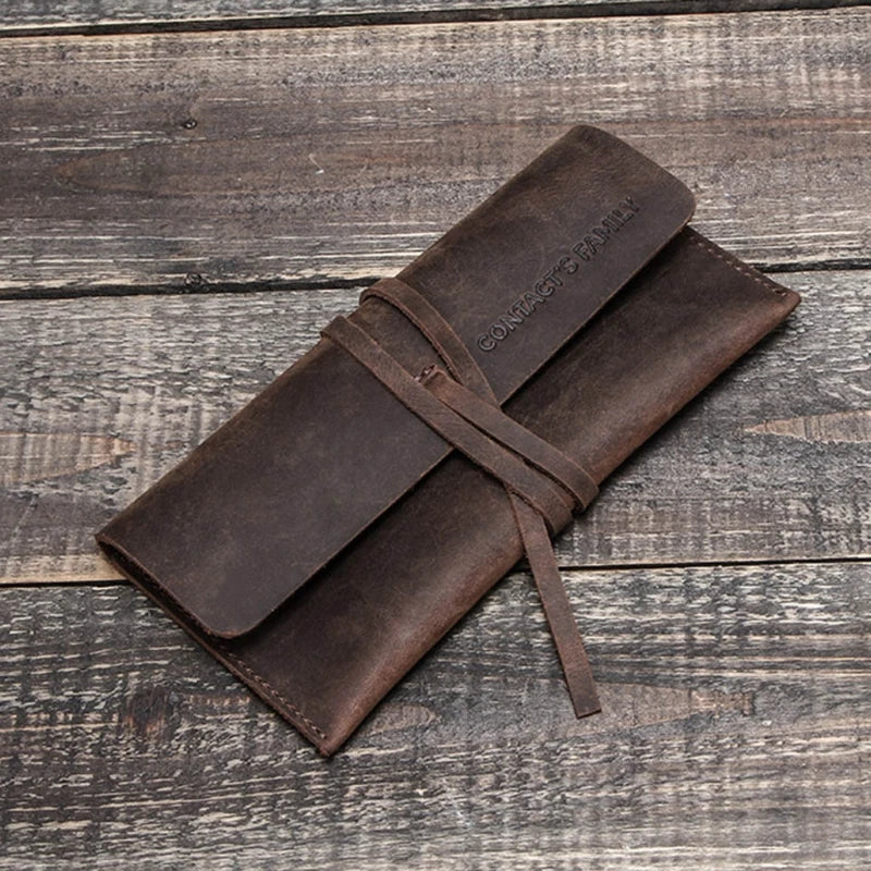 Estojo em Couro Vintage