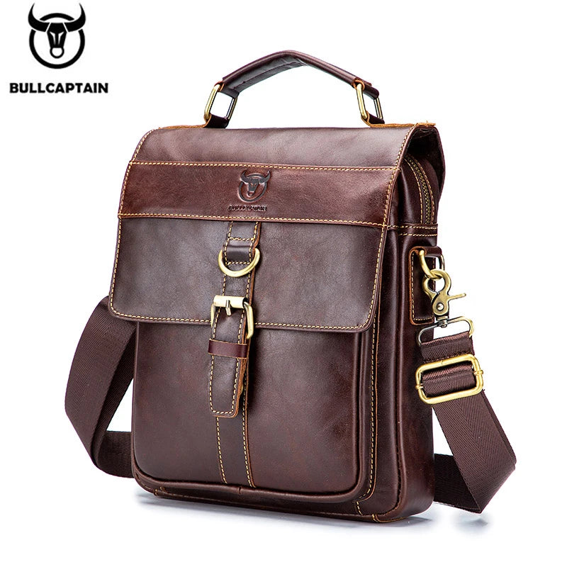 Bolsa Lateral em Couro Bravon