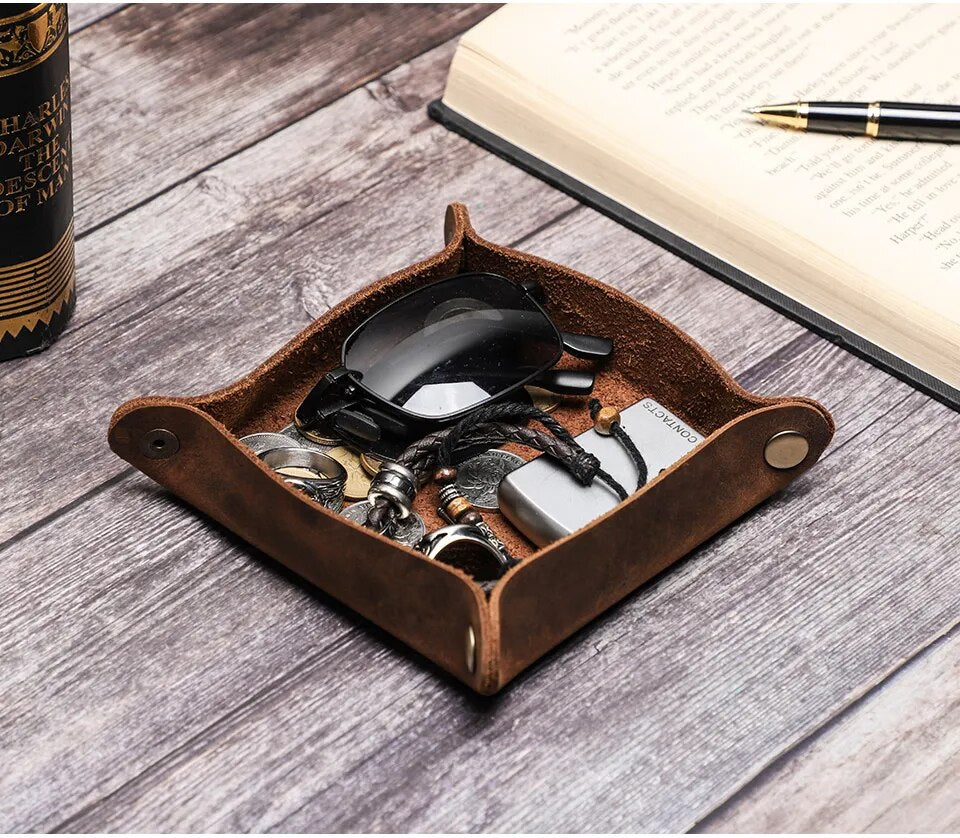 Porta Treco em Couro - Old Indian