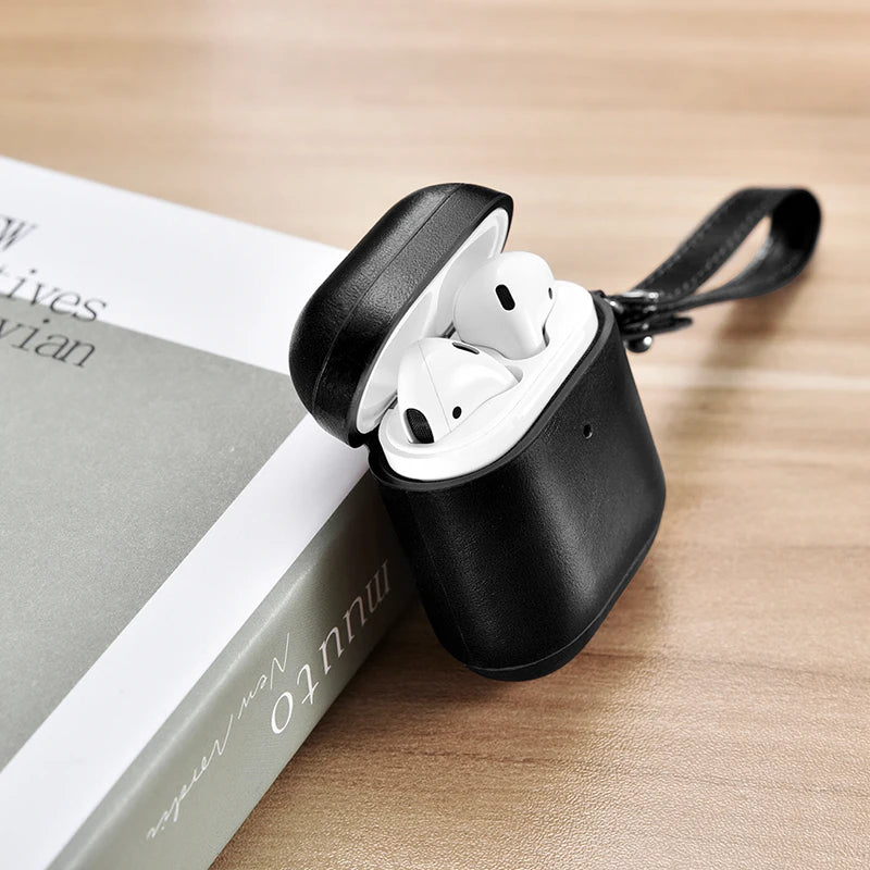 Case Heritage em Couro Legítimo Para AirPods 1 e 2