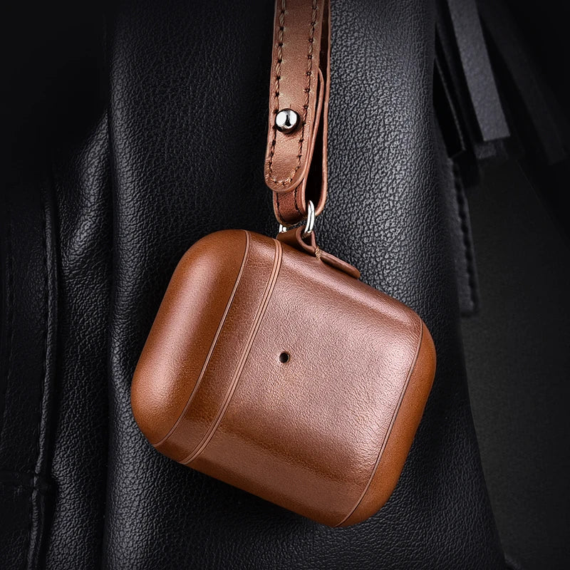 Case Heritage em Couro Legítimo Para AirPods 1 e 2
