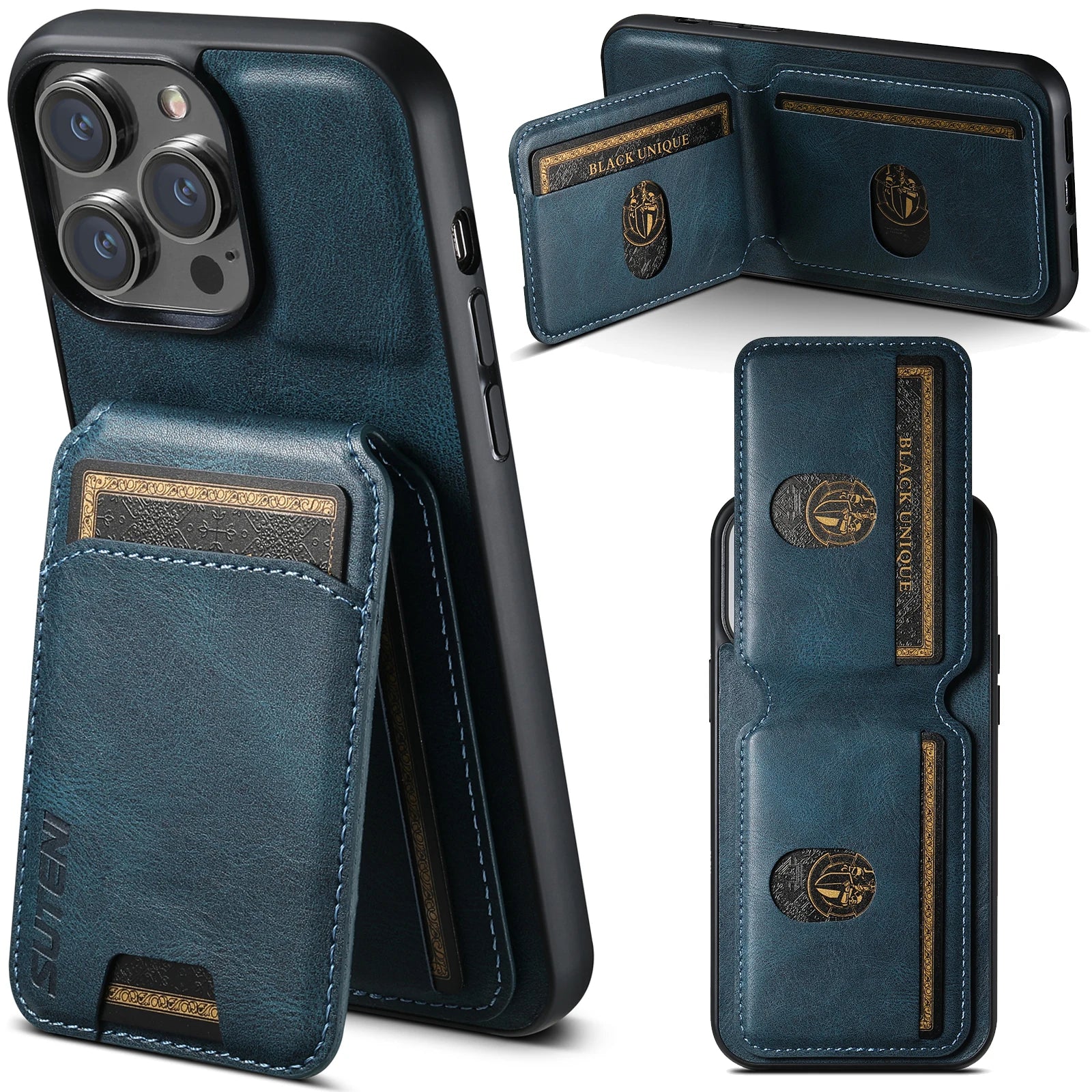 Case Iphone em Couro com Porta Cartões LeatherFlex