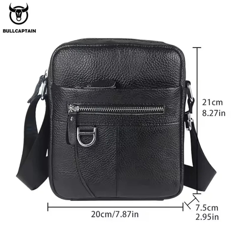 Bolsa Lateral em Couro Milano