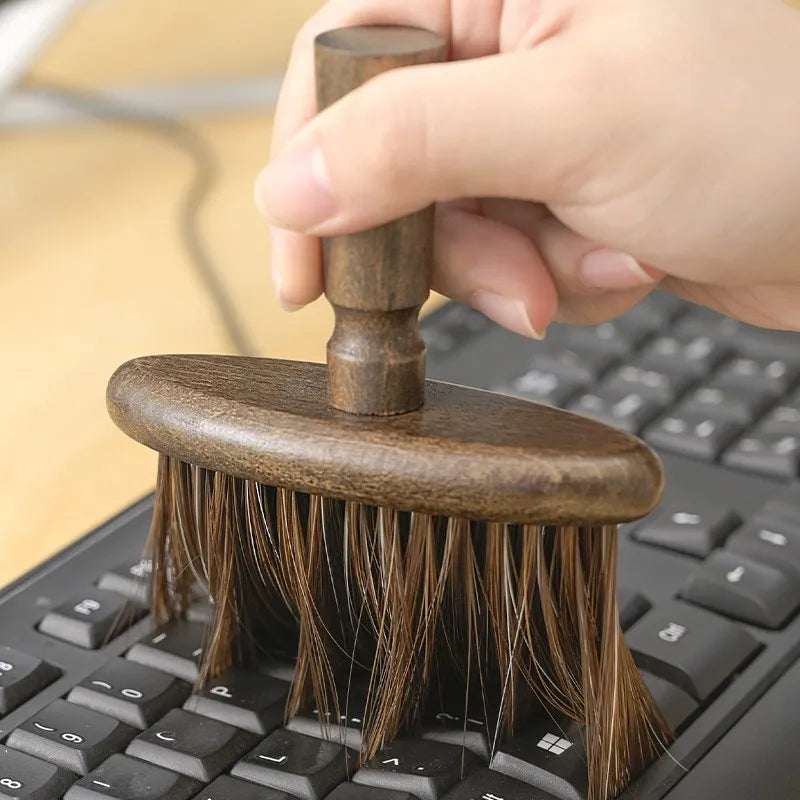 Pincel Para Teclado em Madeira - Walnut