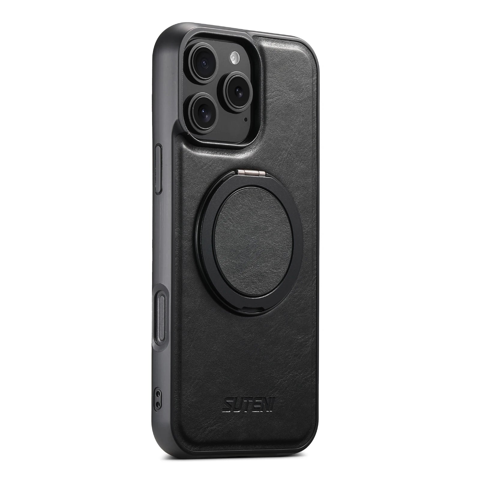 Case iPhone Magnetic 360° em Couro Suteni
