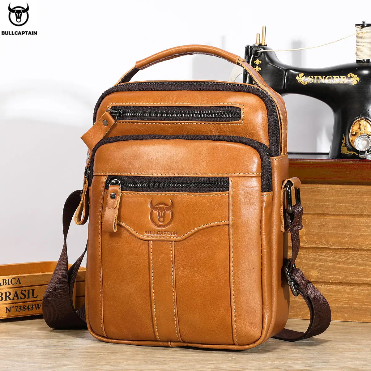 Bolsa de Couro Chesterfield