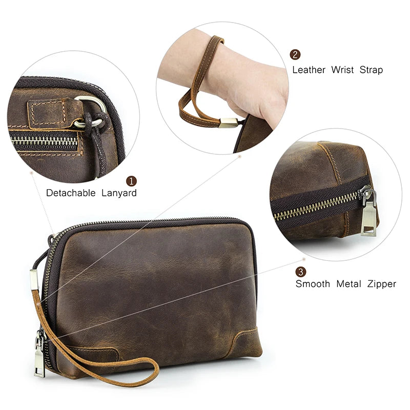 Porta-Gadgets em Couro Harper