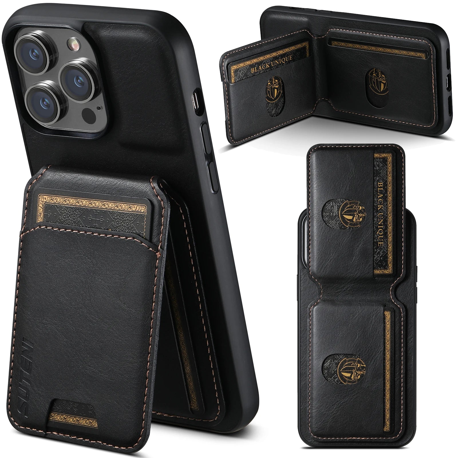 Case Iphone em Couro com Porta Cartões LeatherFlex