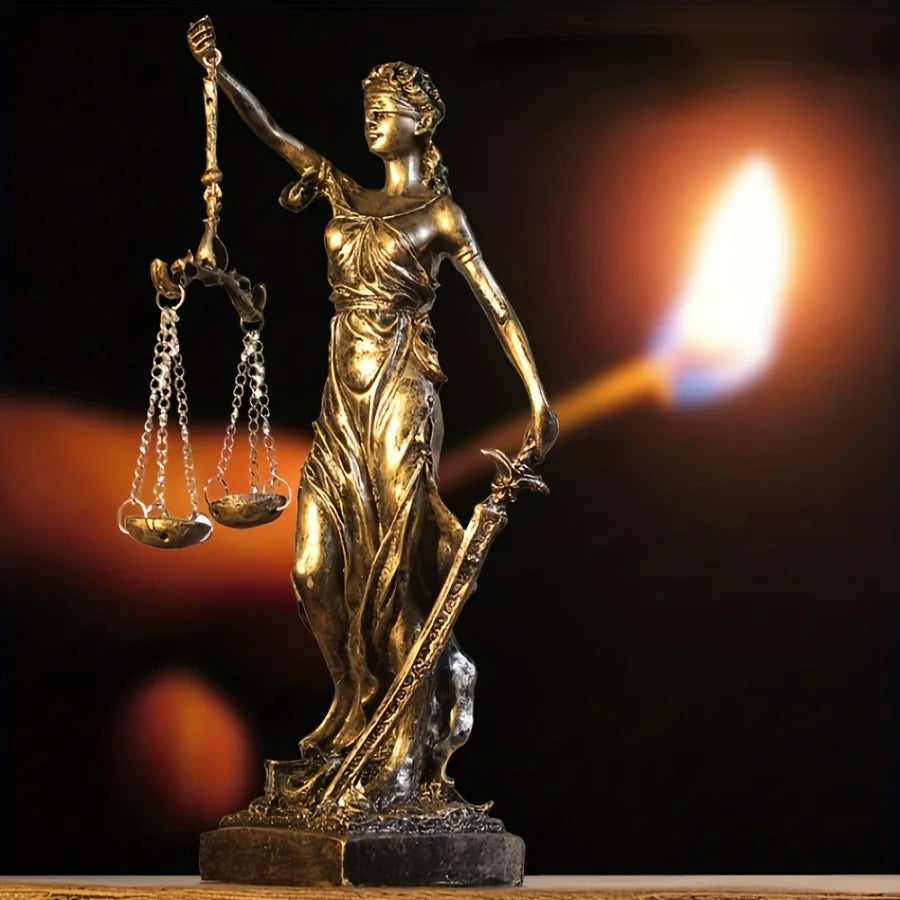 Estatua Decorativa Deusa da Justiça - Themis