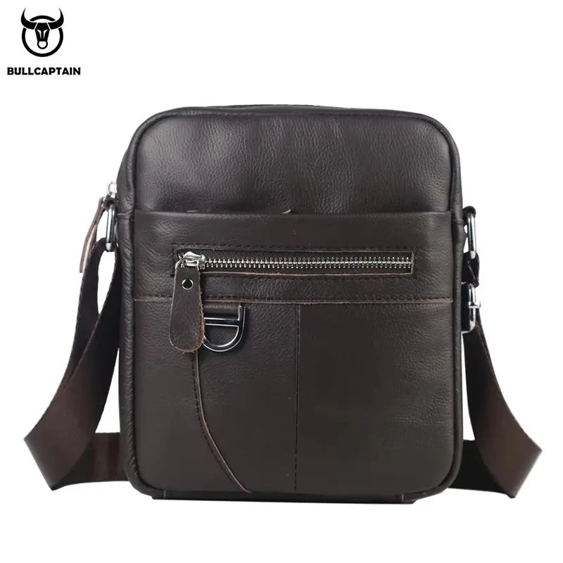 Bolsa Lateral em Couro Milano