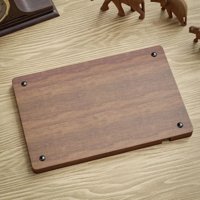 Organizador de Mesa Dockwood Elite em Madeira Premium