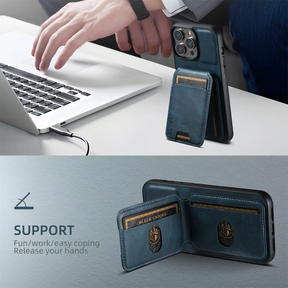 Case Iphone em Couro com Porta Cartões LeatherFlex