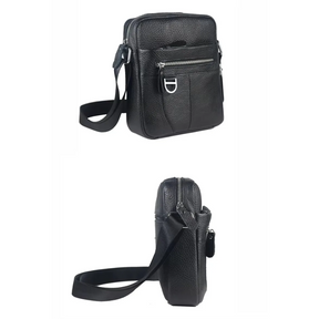 Bolsa Lateral em Couro Milano
