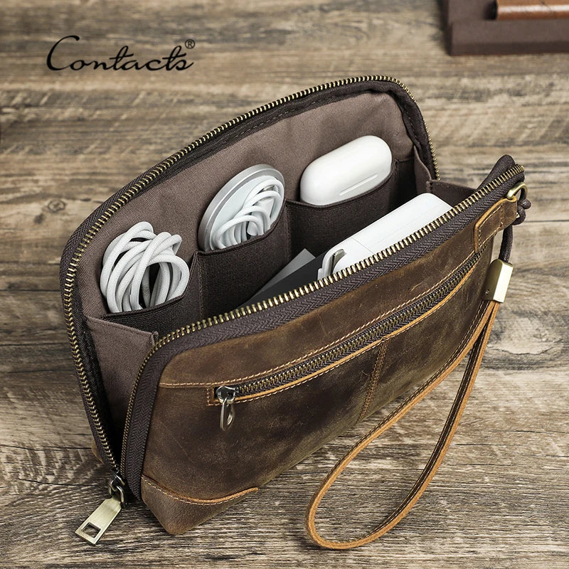 Porta-Gadgets em Couro Harper