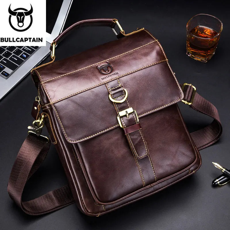 Bolsa Lateral em Couro Bravon