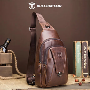 Bolsa Transversal em Couro Urban Trail