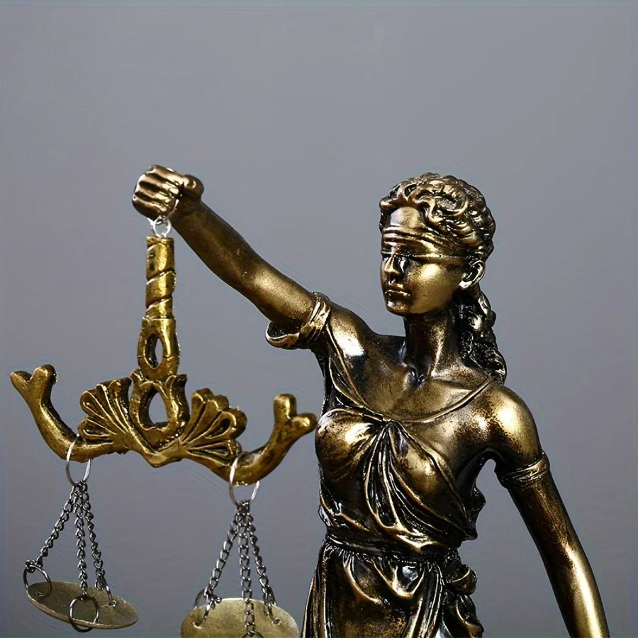 Estatua Decorativa Deusa da Justiça - Themis