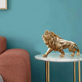 Escultura Golden Lion