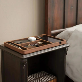 Organizador de Mesa Dockwood Elite em Madeira Premium