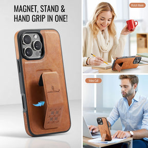 Case Iphone em Couro MagStrap™