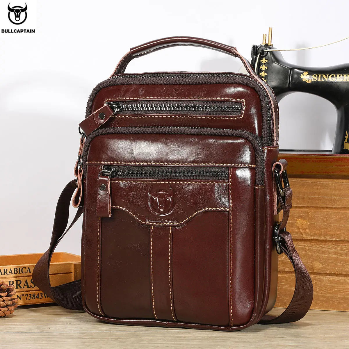 Bolsa de Couro Chesterfield