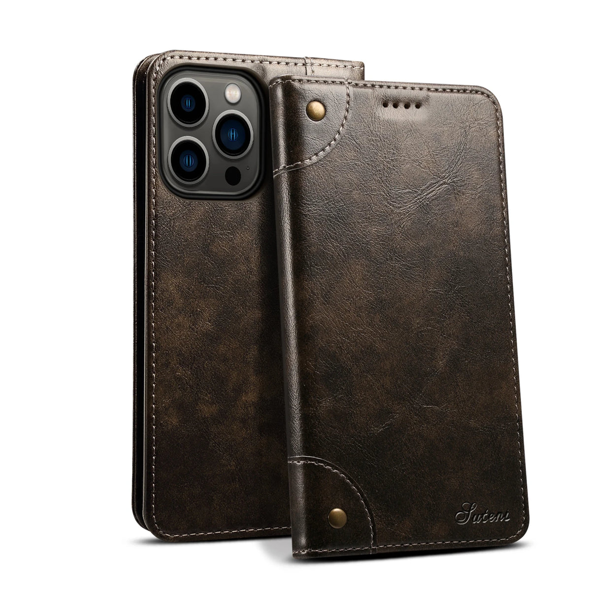 Case Iphone em Couro Suteni Hudson