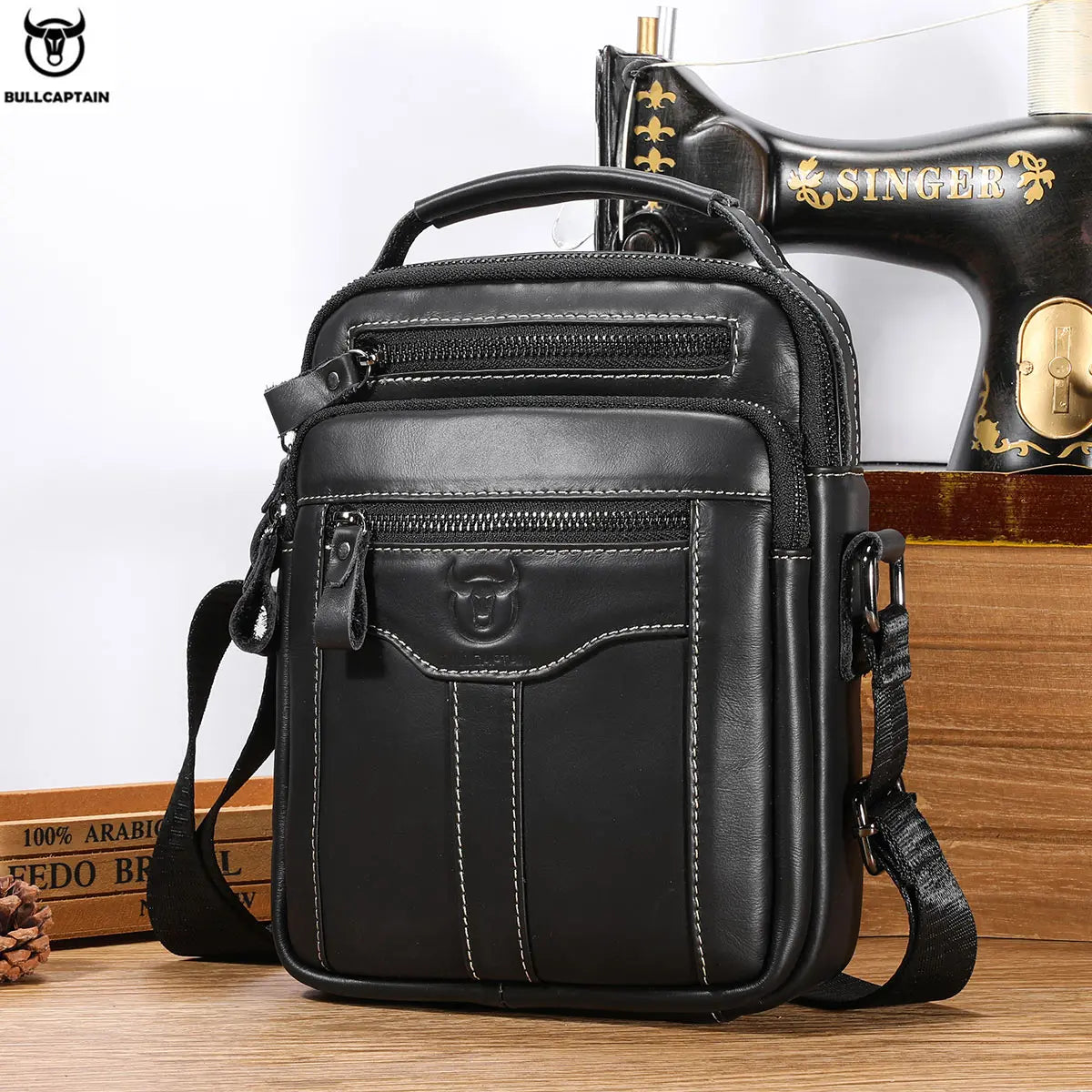 Bolsa de Couro Chesterfield