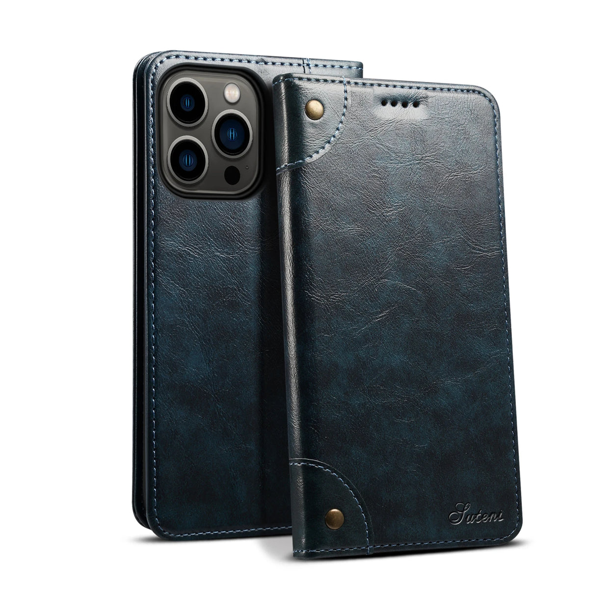 Case Iphone em Couro Suteni Hudson