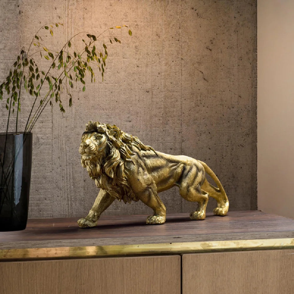 Escultura Golden Lion